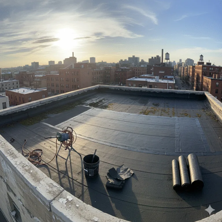 Flat roof repair
