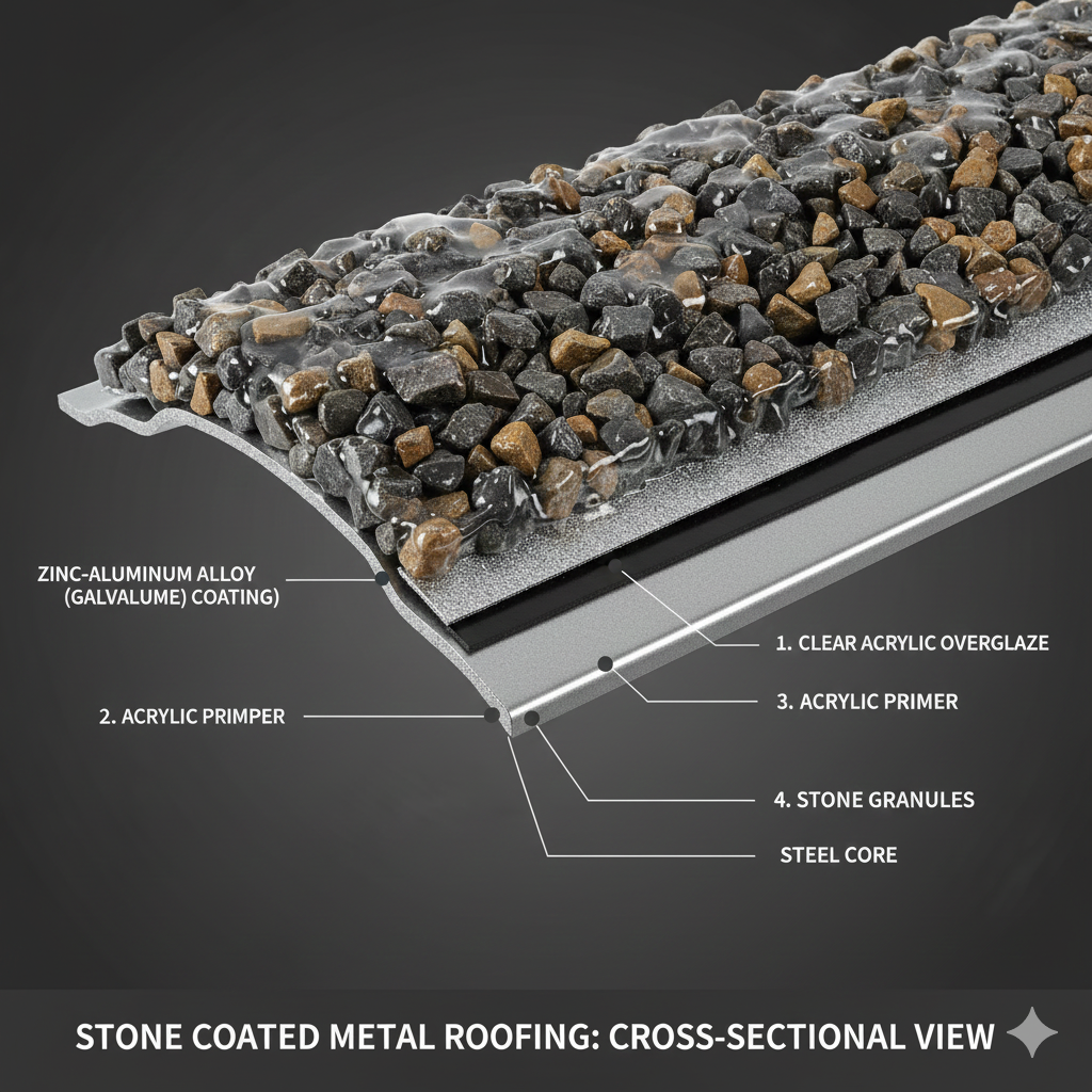 What Is Stone Coated Metal Roofing?
