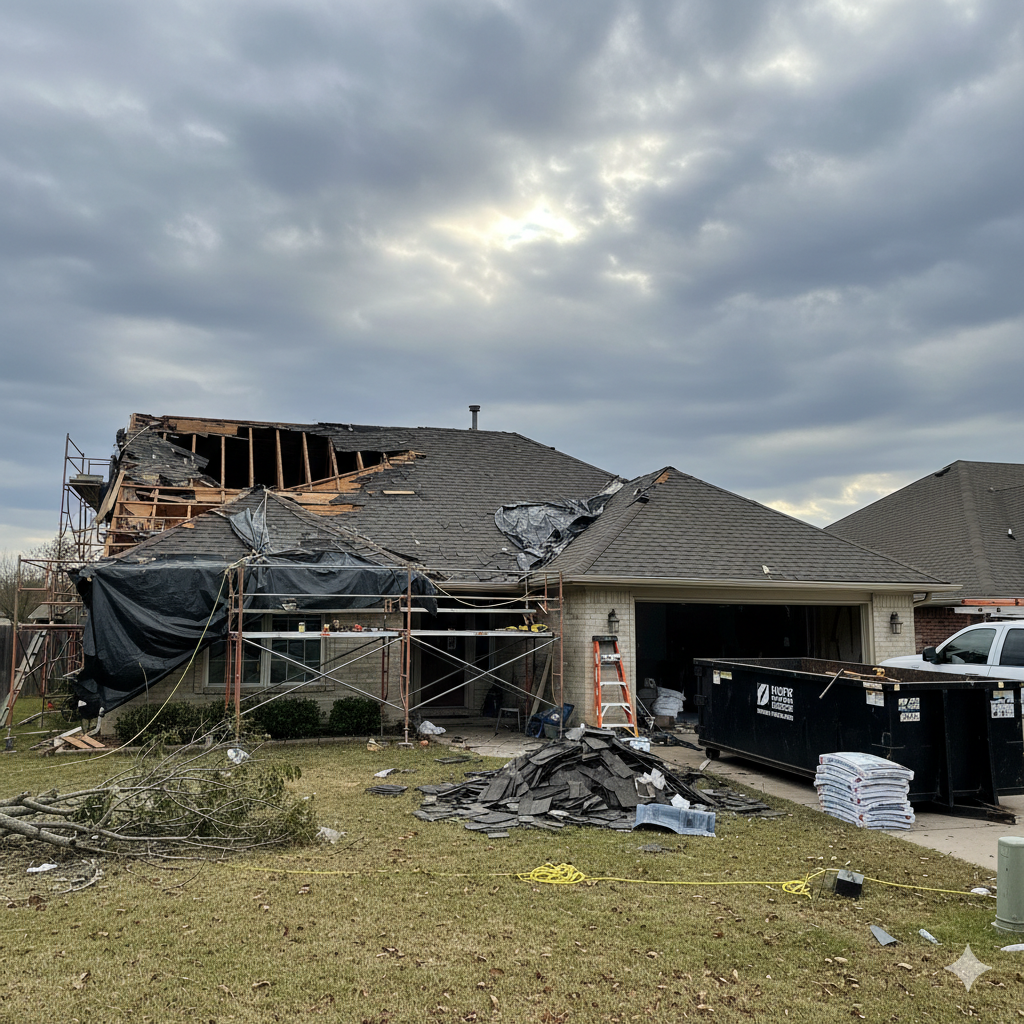 Storm Damage Roof Repair