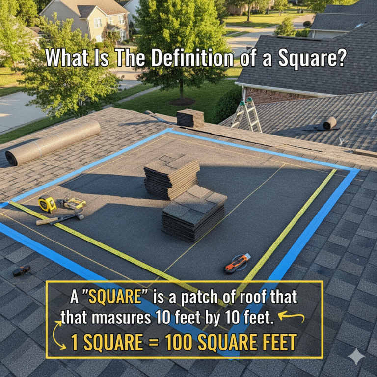 What is a square in roofing?