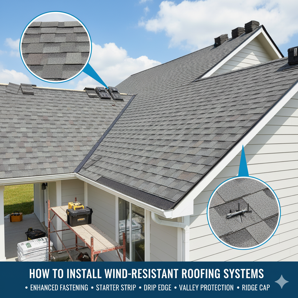How to Install Wind-Resistant Roofing Systems