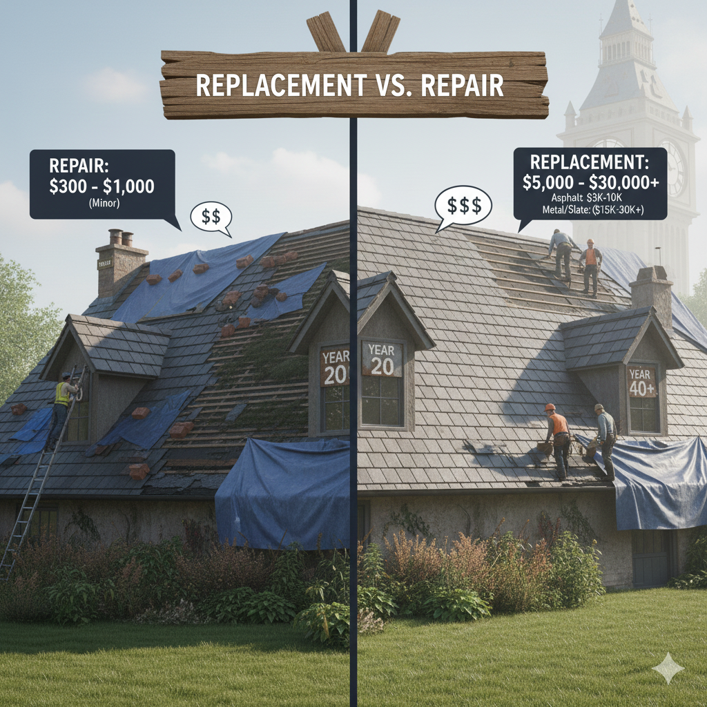 How Much Does a Replacement Cost vs. Repair