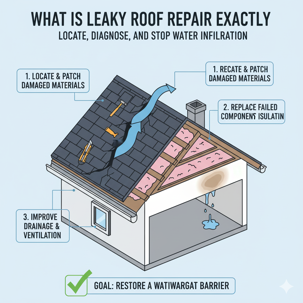 What Is Leaky Roof Repair Exactly