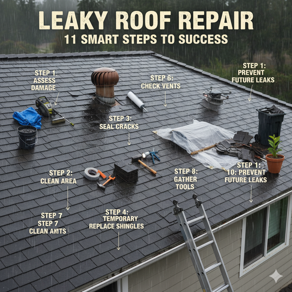 FAQ About Leaky Roof Repair
