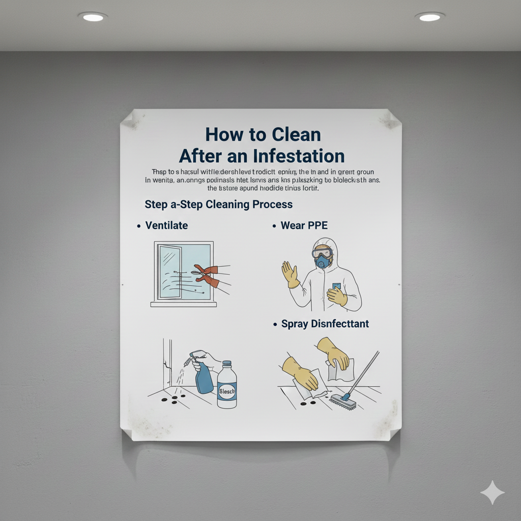 How to Clean aroof rats