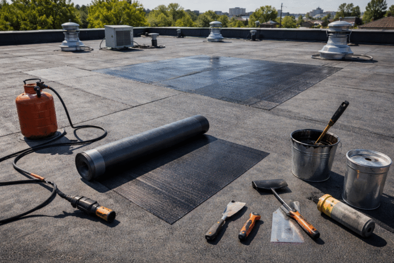modified bitumen roof repair