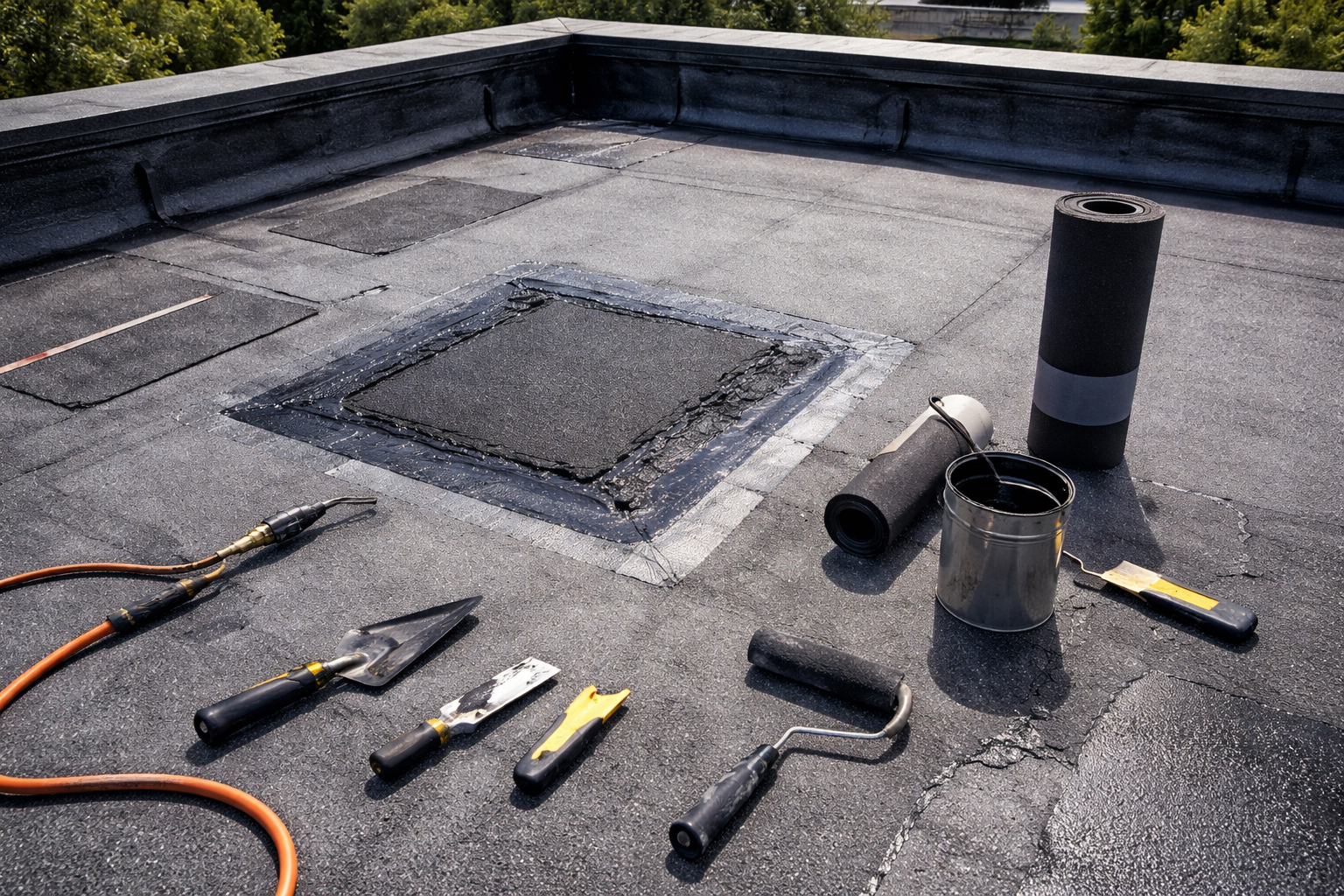 modified bitumen roof