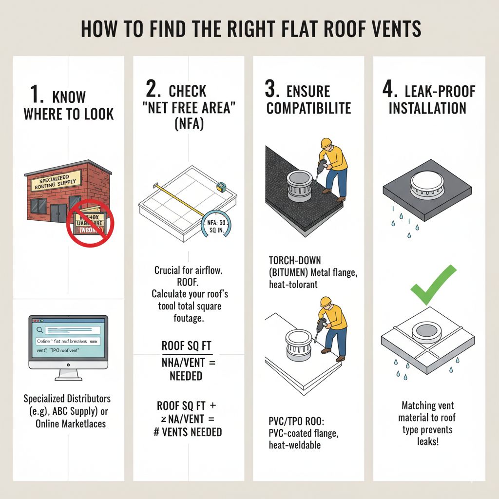 How to Find the Right Flat Roof Vents