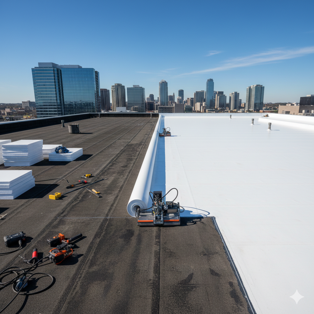 High Quality Roof Membrane Replacement1