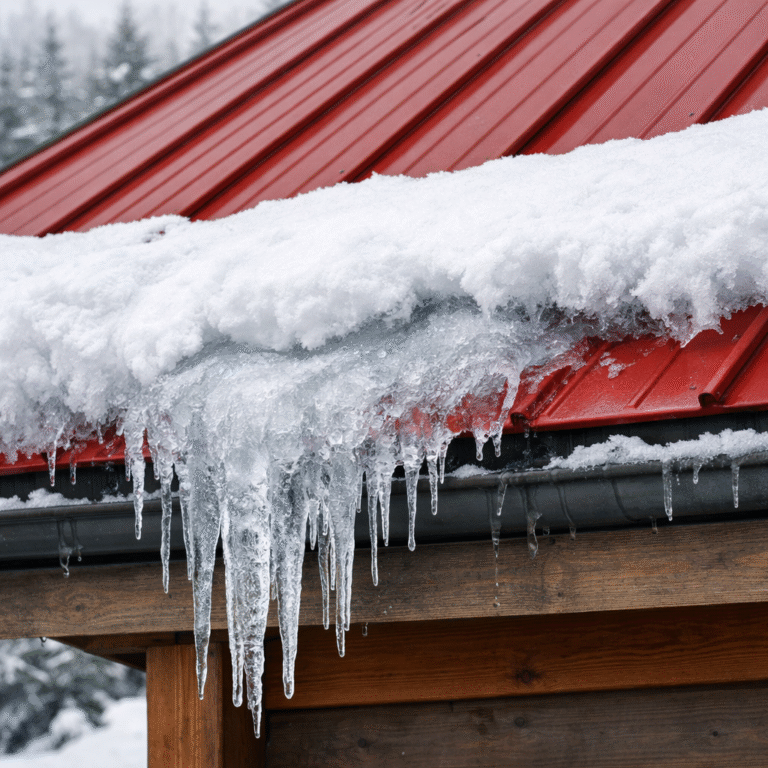 metal roof ice dam