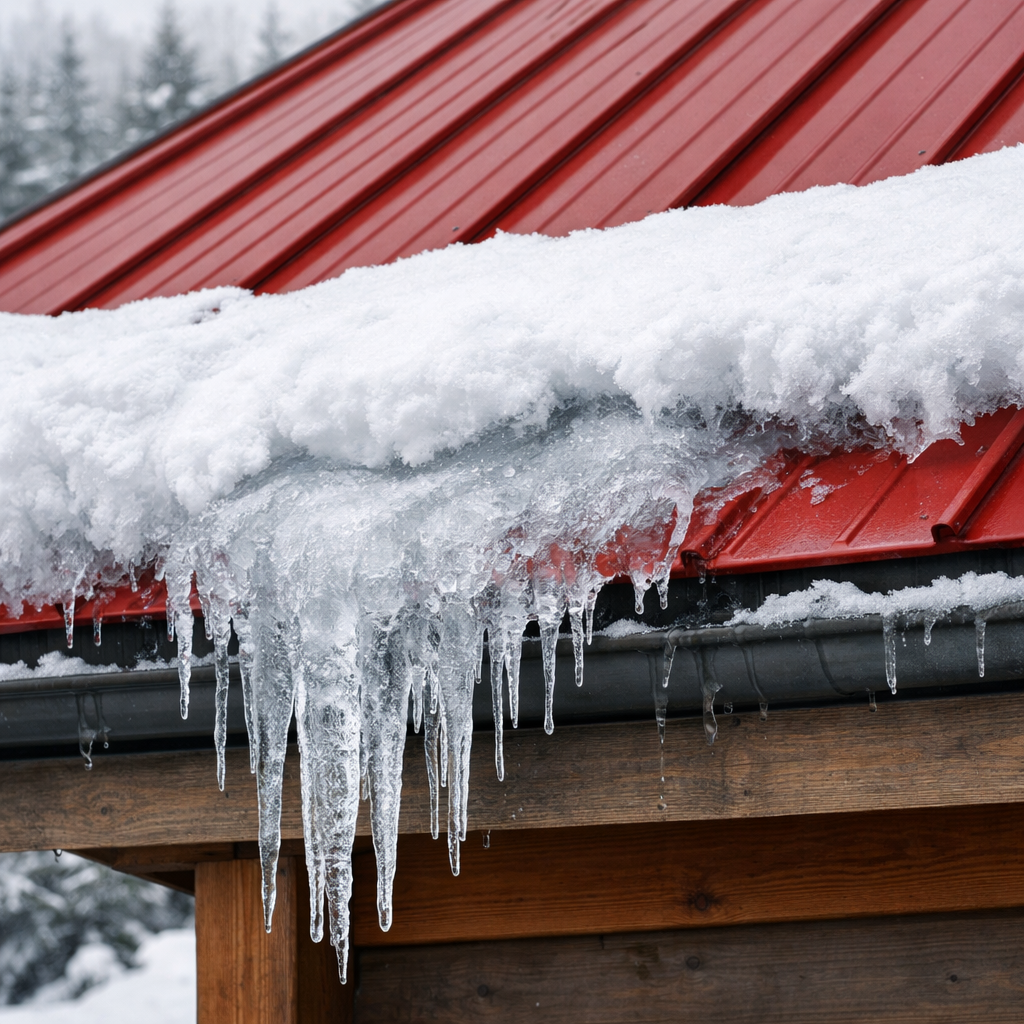 metal roof ice dam