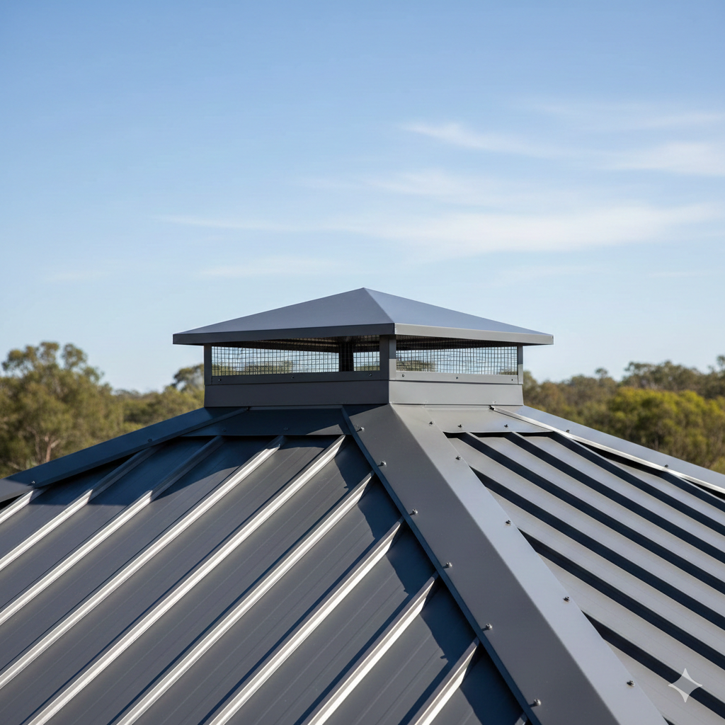 metal roof ridge vent