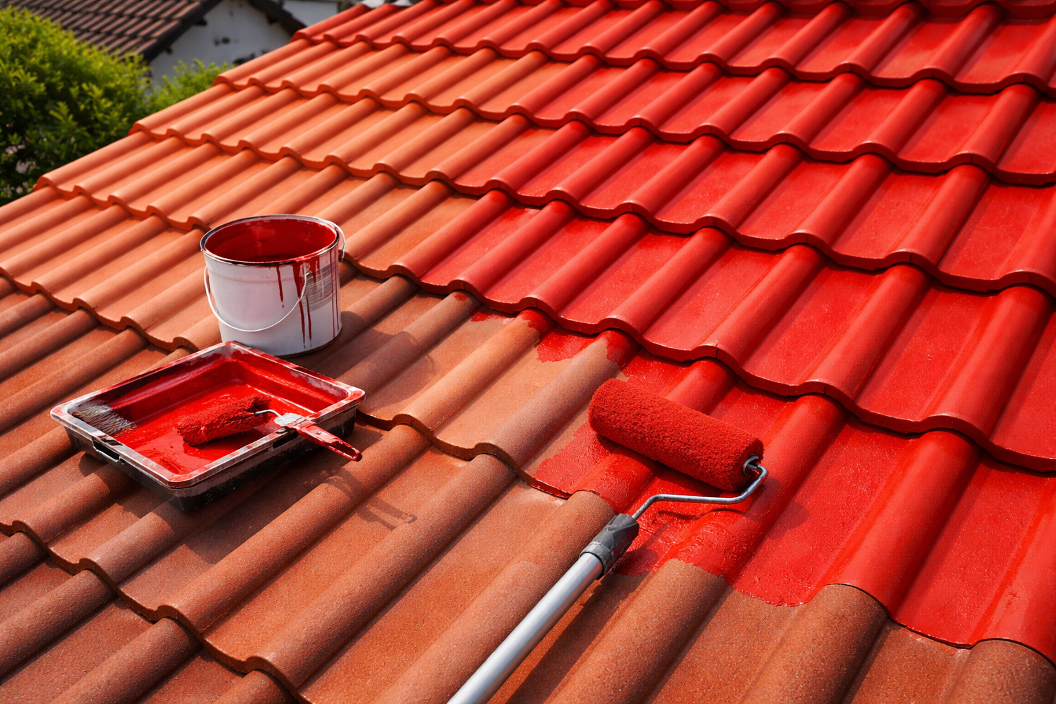 painting roof tiles2