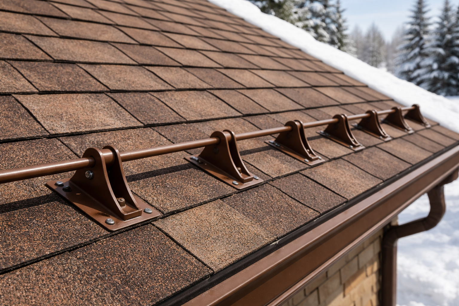 Snow Guards for Shingle Roofs