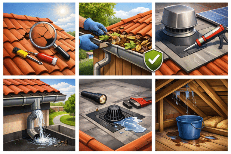 checklist for summer roof plumbing middle class homes