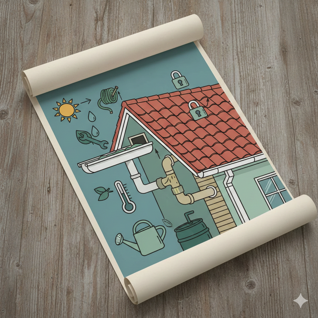 checklist for summer roof plumbing middle class homes1