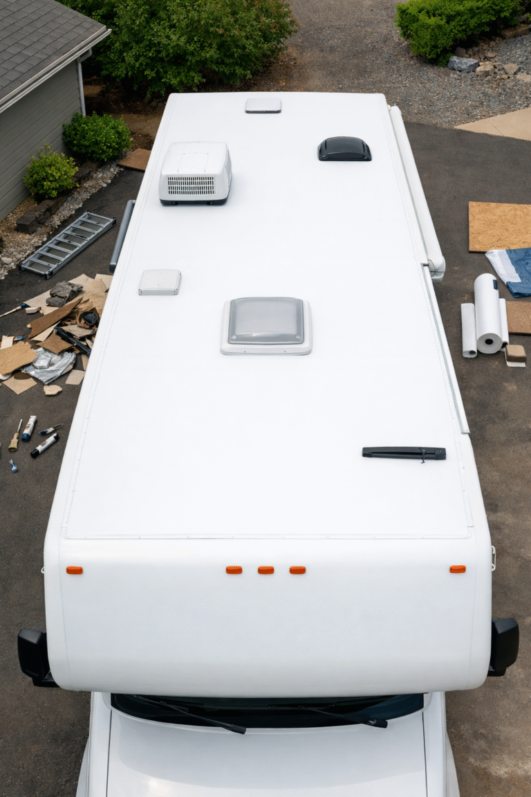 cost to replace rv roof