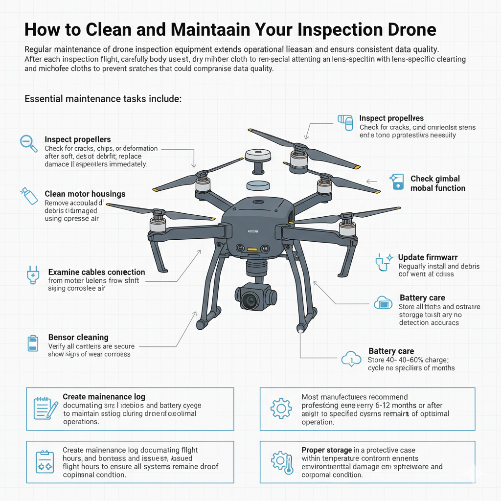 How to Clean and Maintain Your Inspection Drone