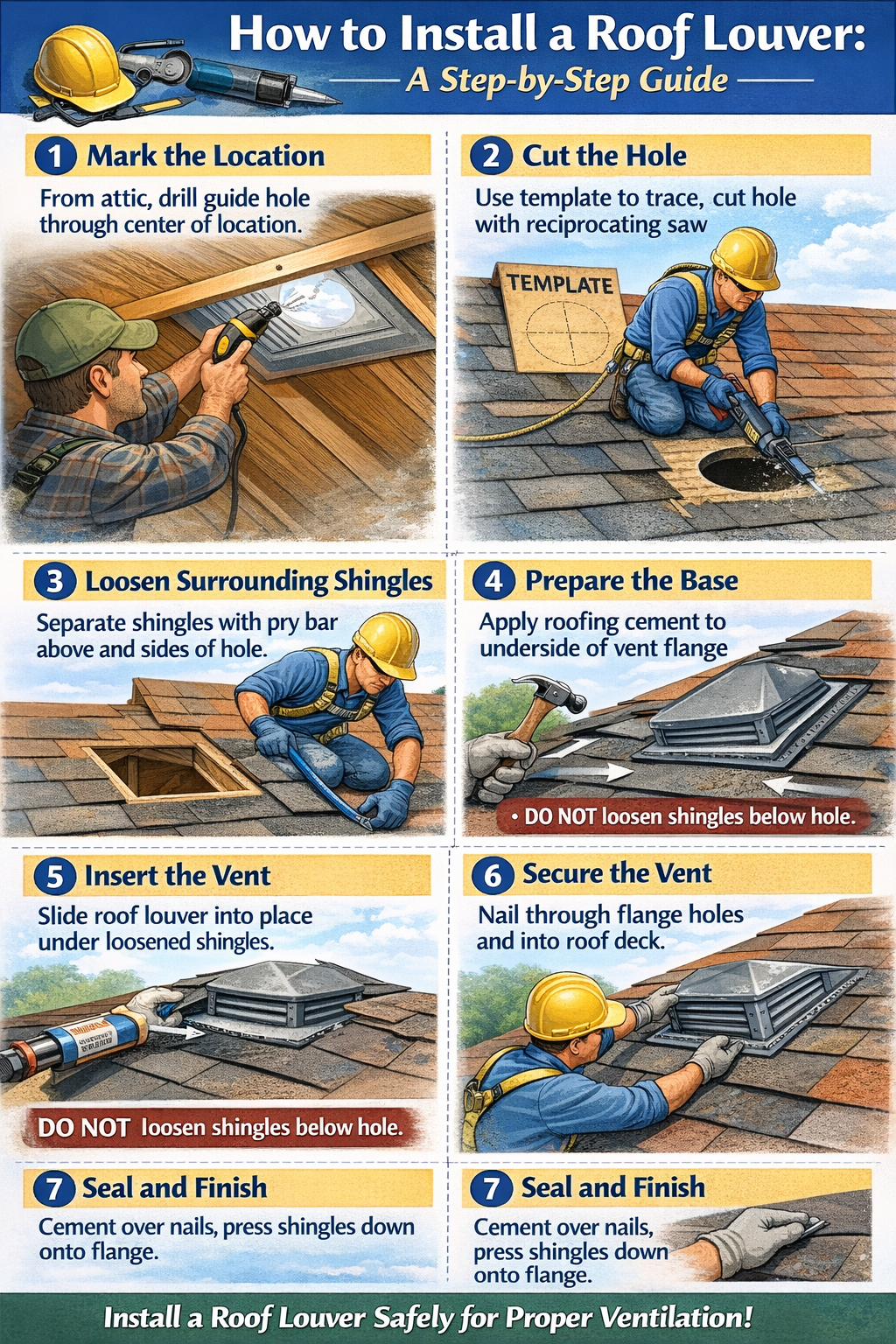 How to Install a Roof Louver: A Step-by-Step Guide