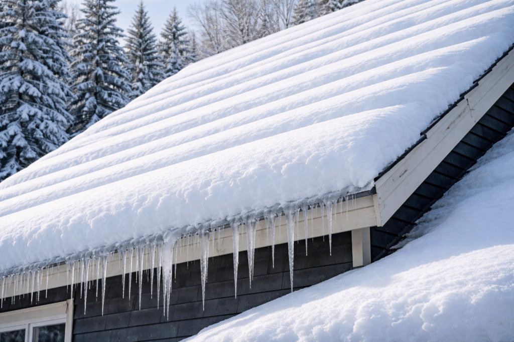 roof slope snow