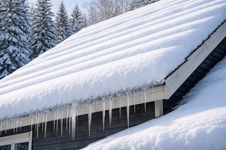 roof slope snow