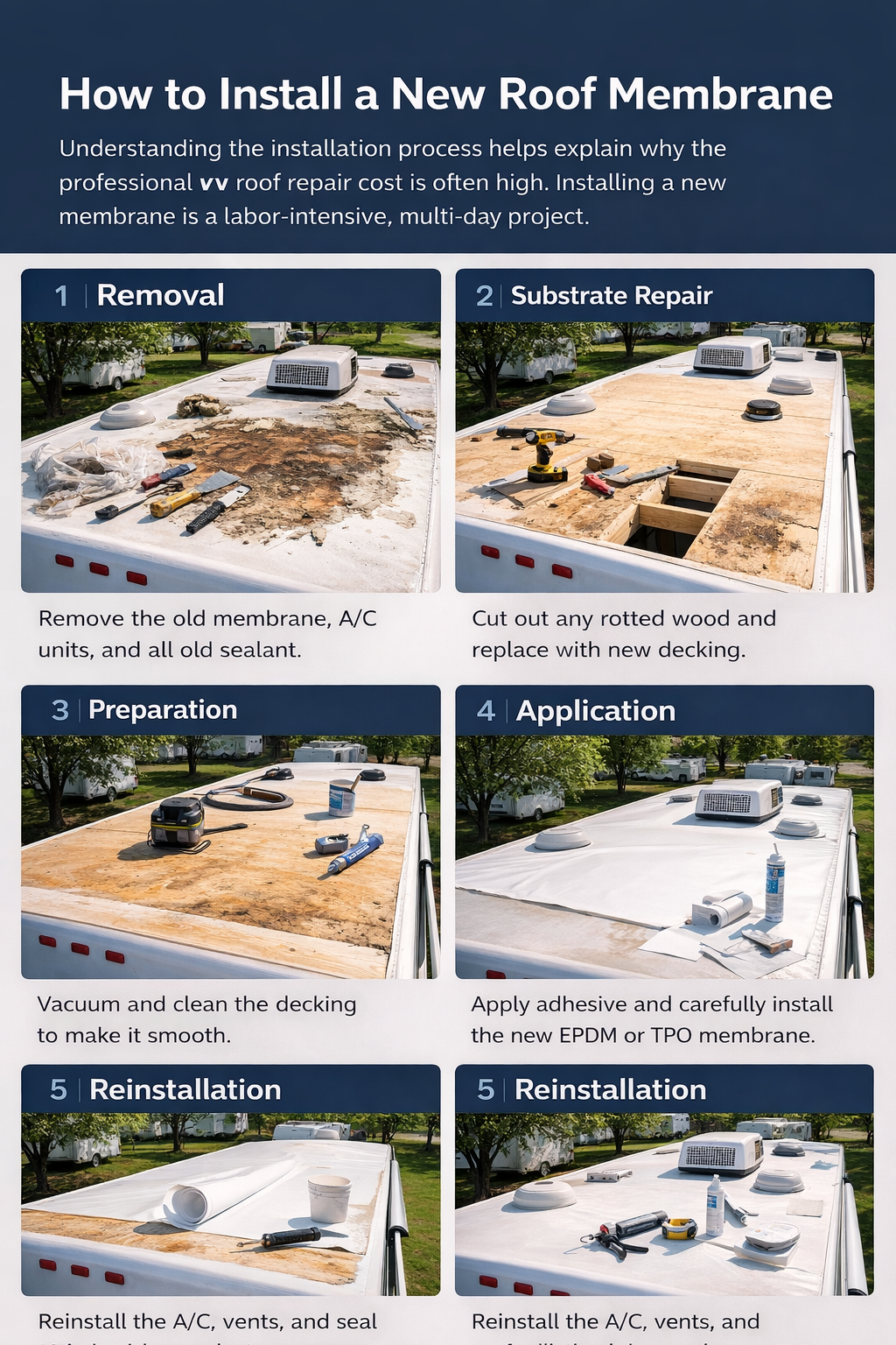 How to Install a New Roof Membrane
