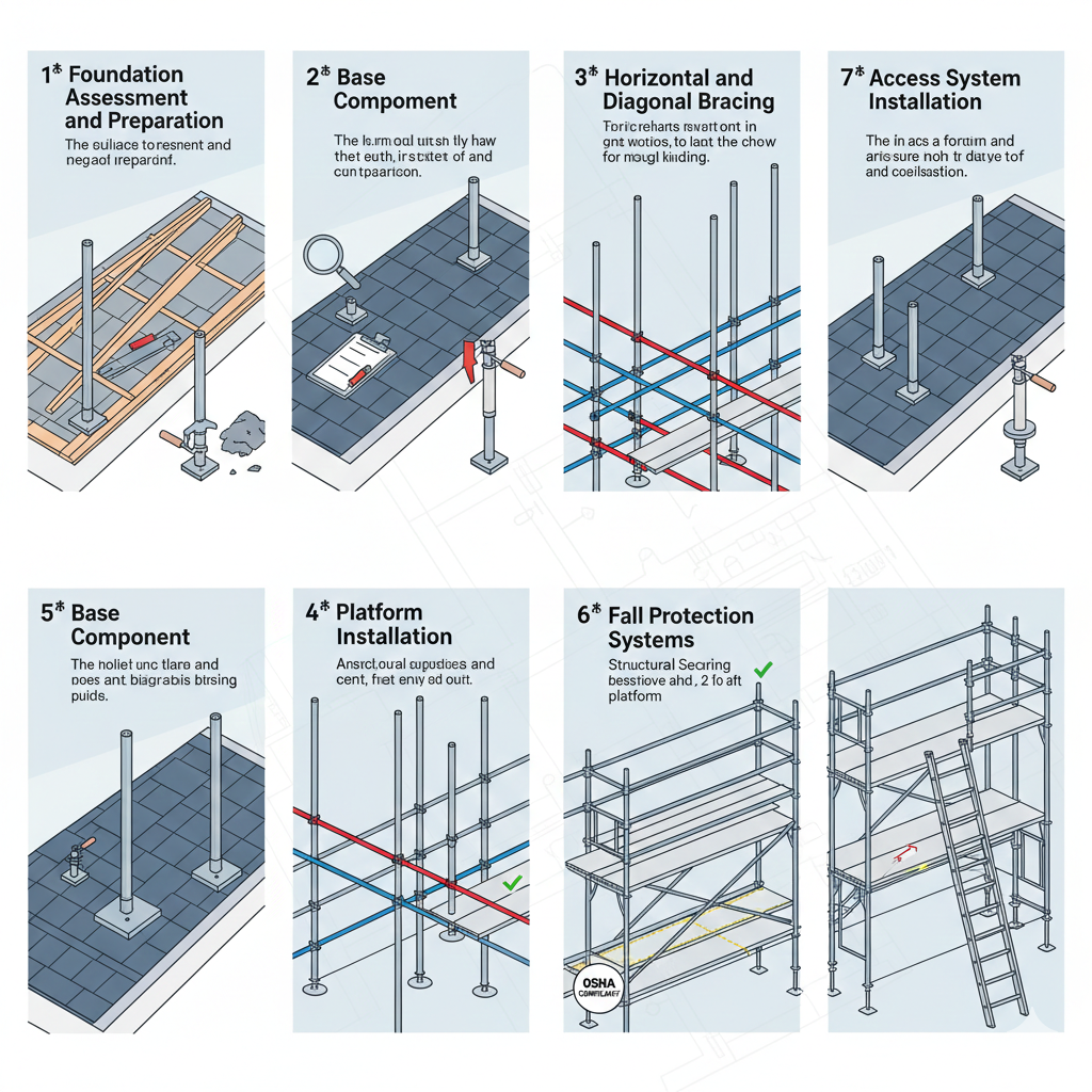 How to Build Scaffolding on a Roof