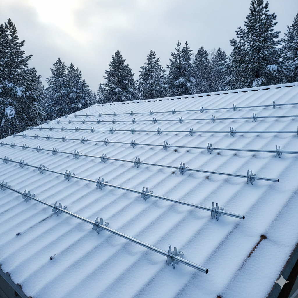 snow guards for corrugated metal roofs 1