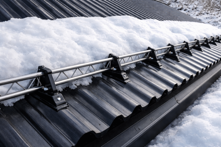 snow guards for corrugated metal roofs