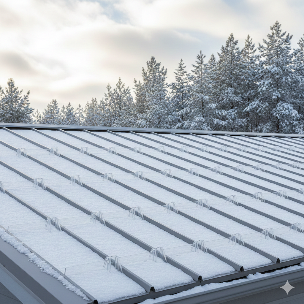 standing seam metal roof snow guards