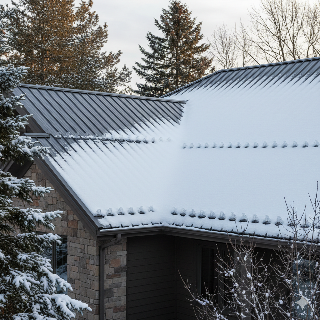 standing seam metal roof snow guards1