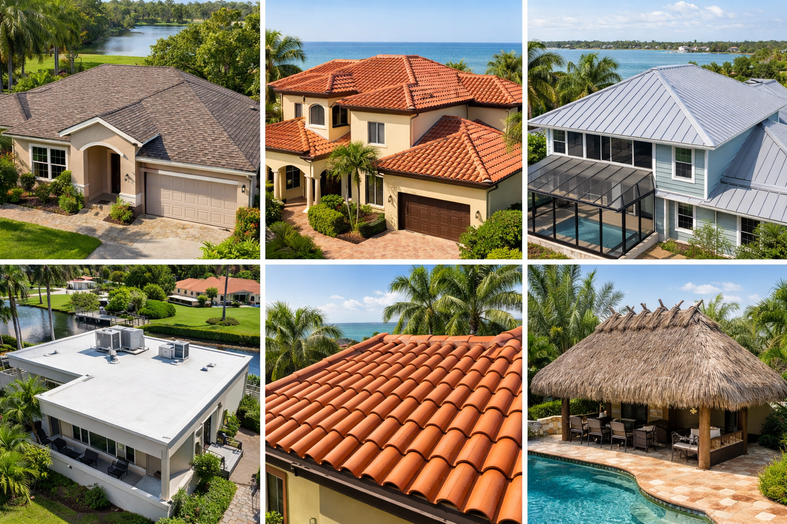 types of roofs in florida