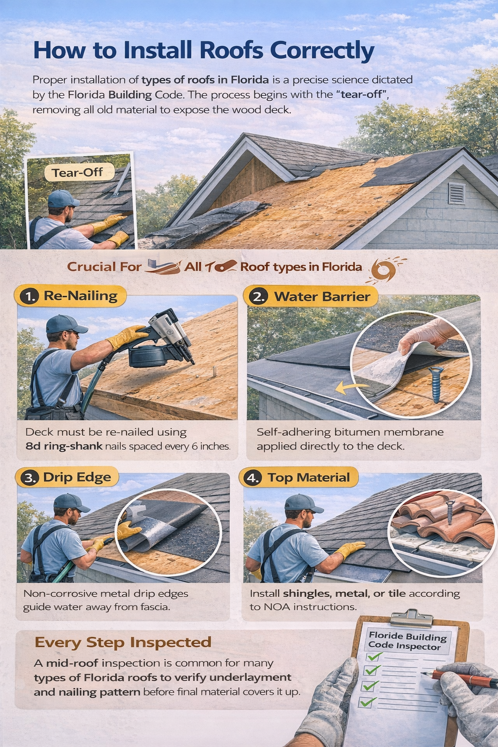 How to Install Roofs Correctly