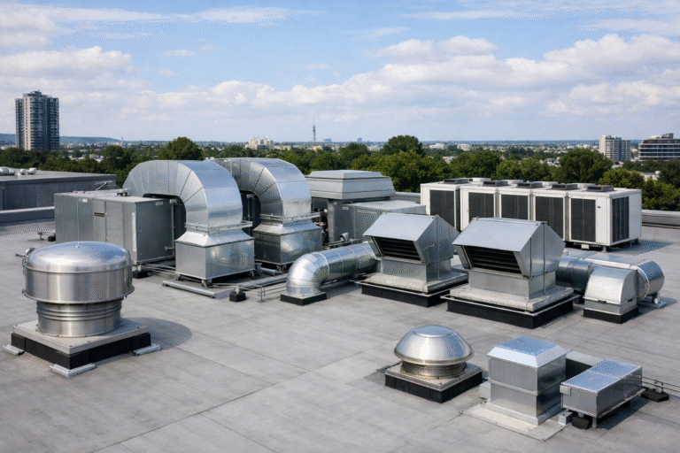ventilation systems for flat roofs