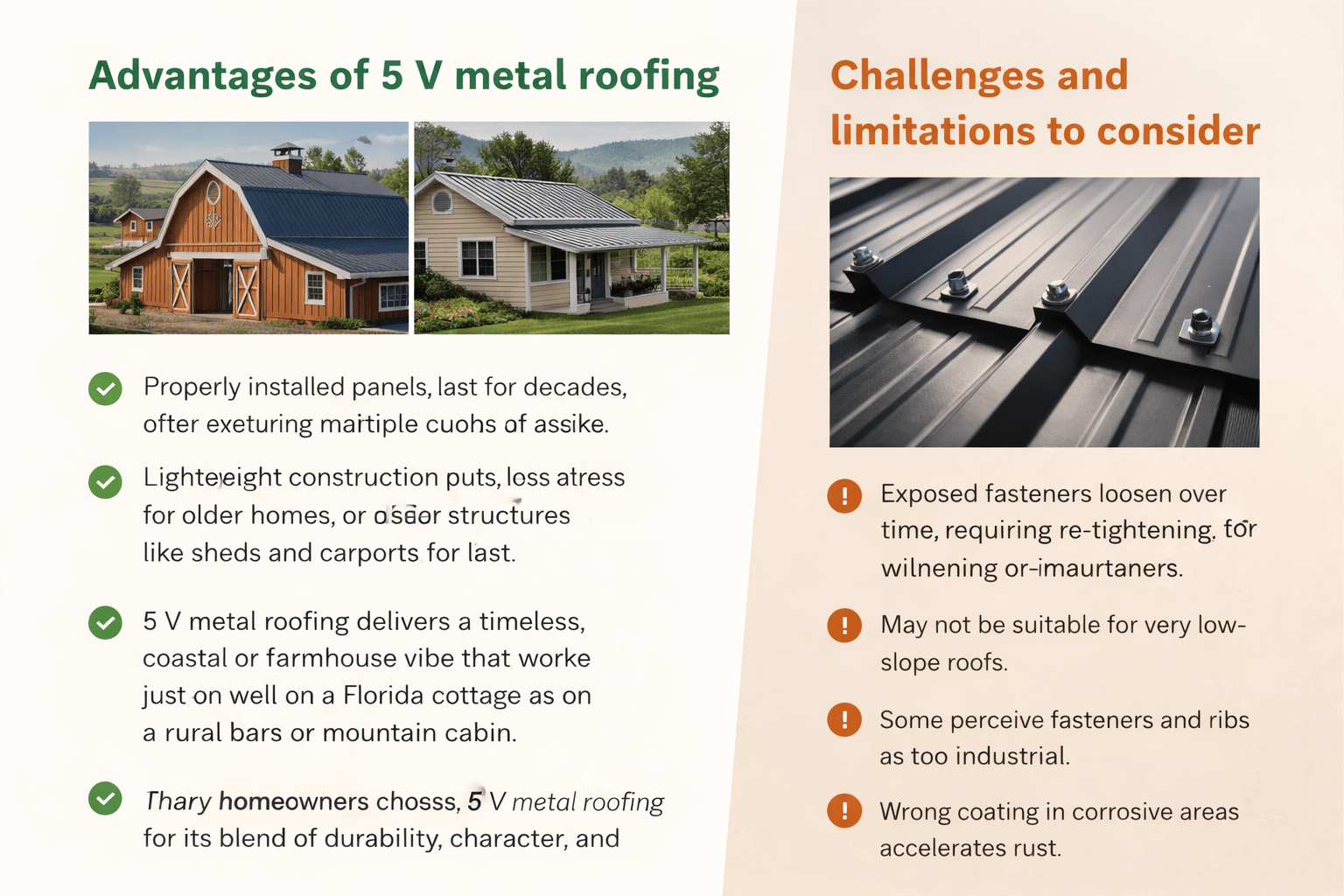 Advantages and Challenges 5 v metal roofing (4)