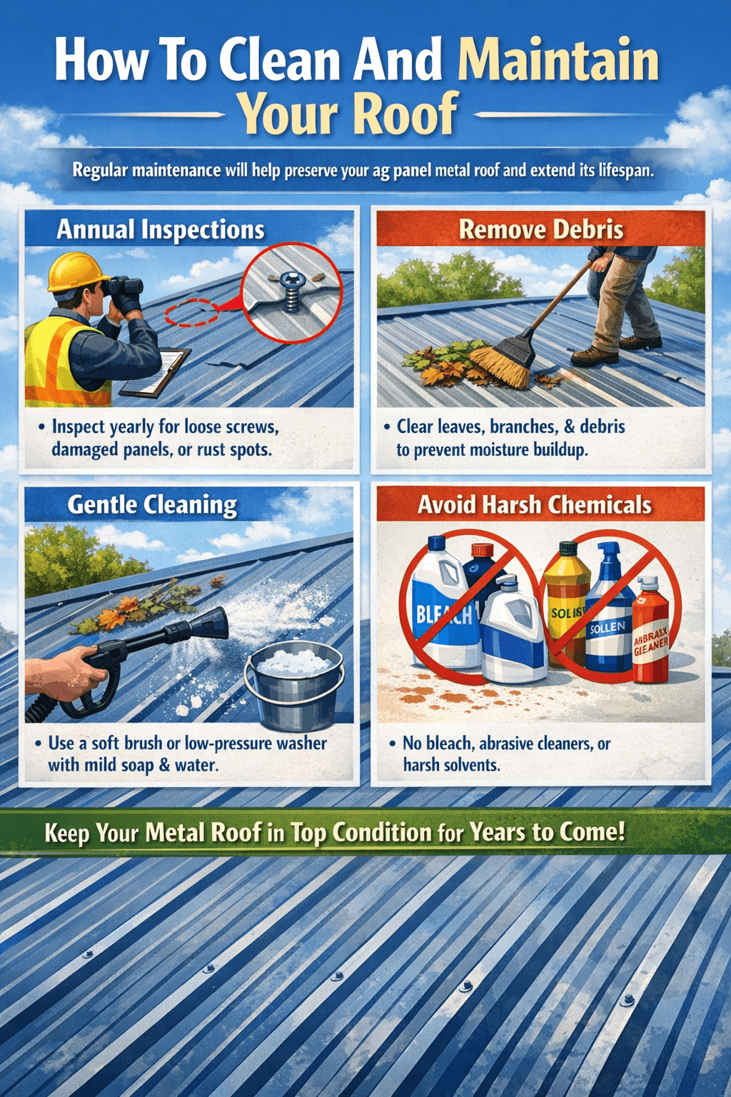 How To Clean And Maintain Your Roof