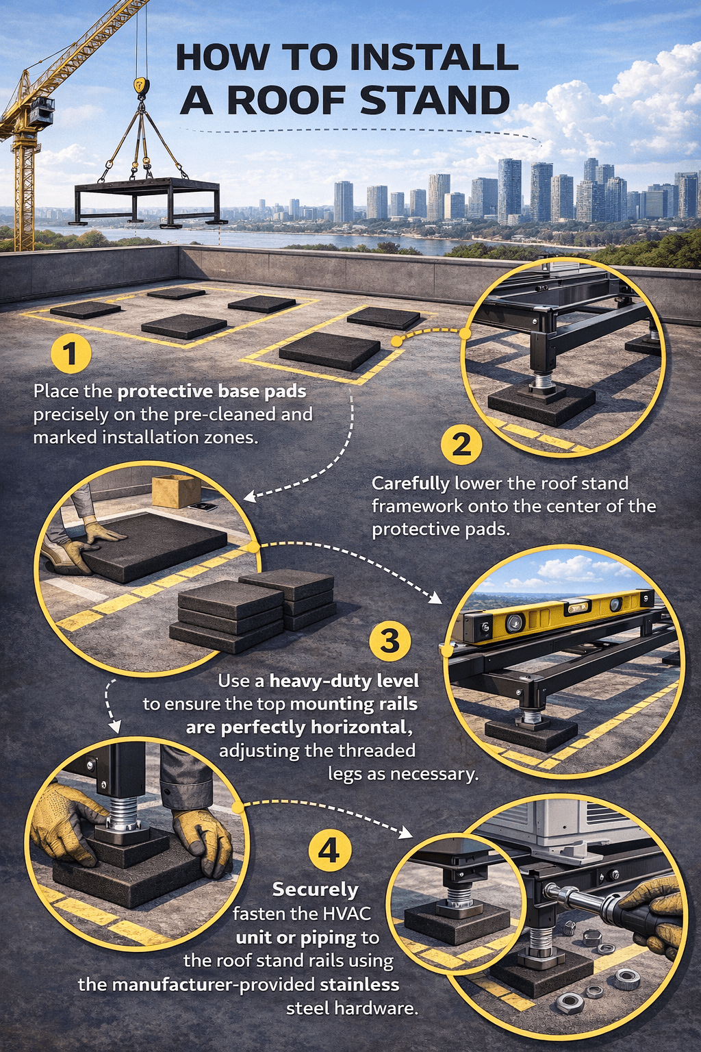 How To Install A Roof Stand