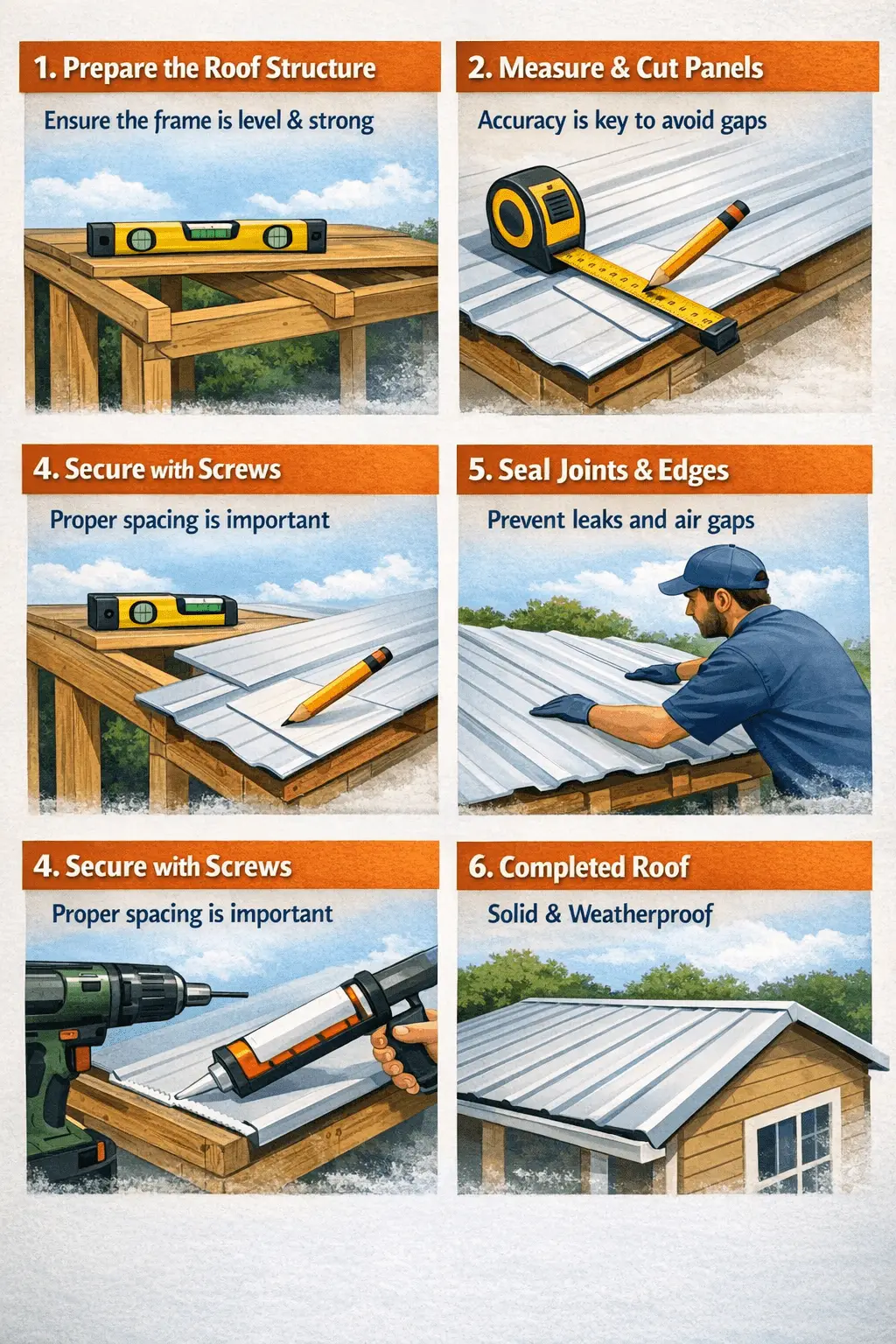How to Use or Install Elite Roof Panels